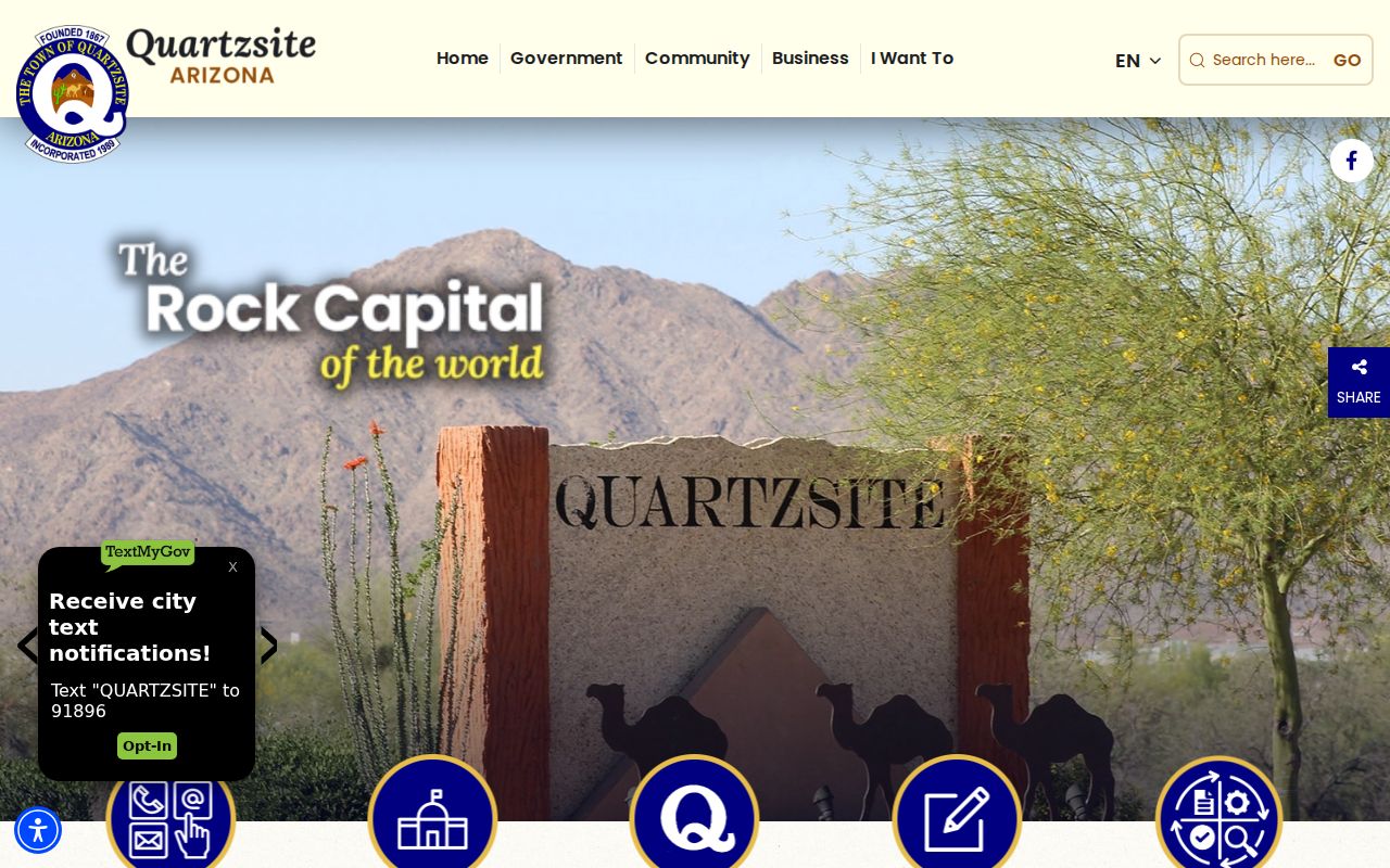 Quartzsite court records on the official Town of Quartzsite website