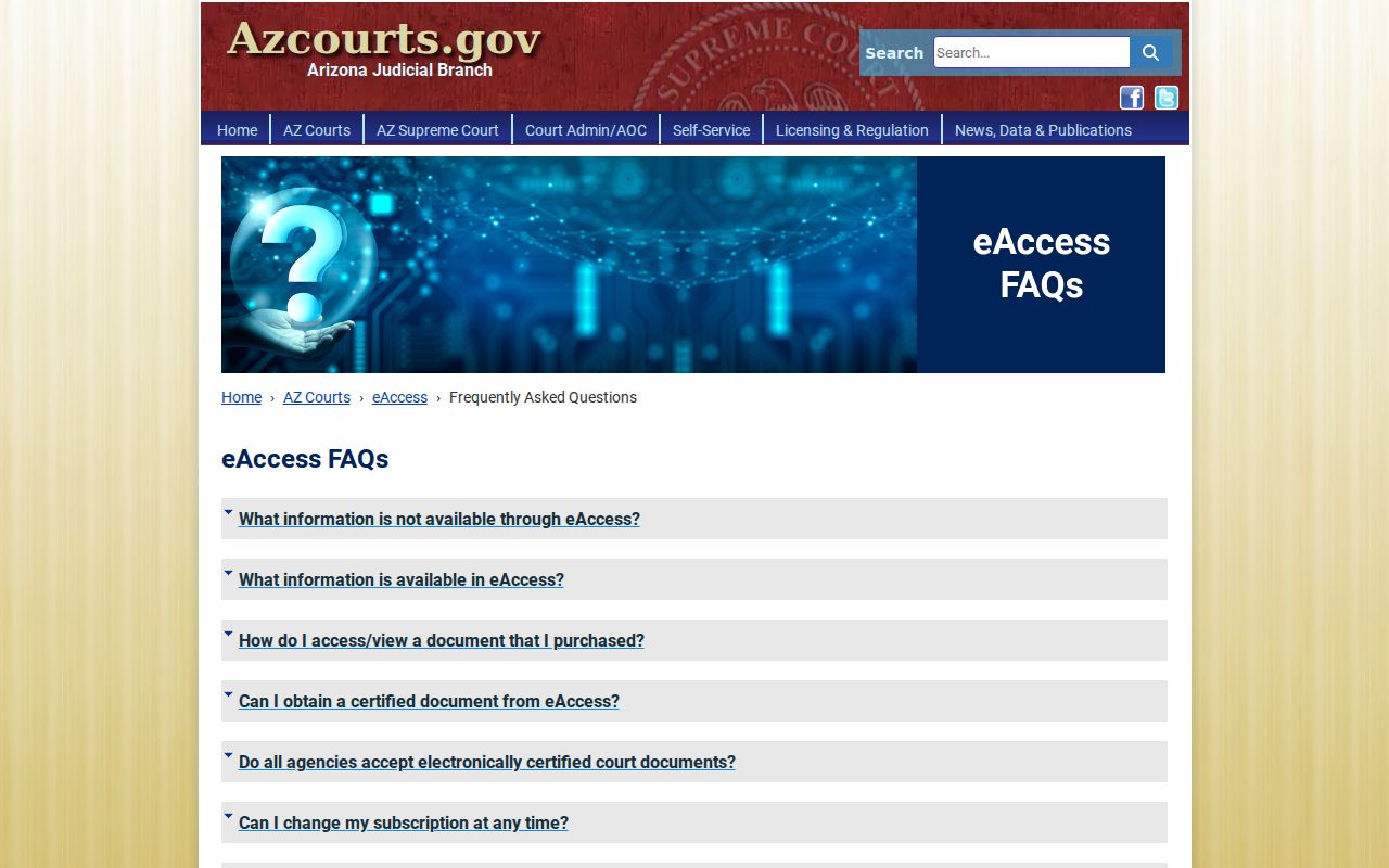 La Paz County criminal court docket eAccess questions and answers